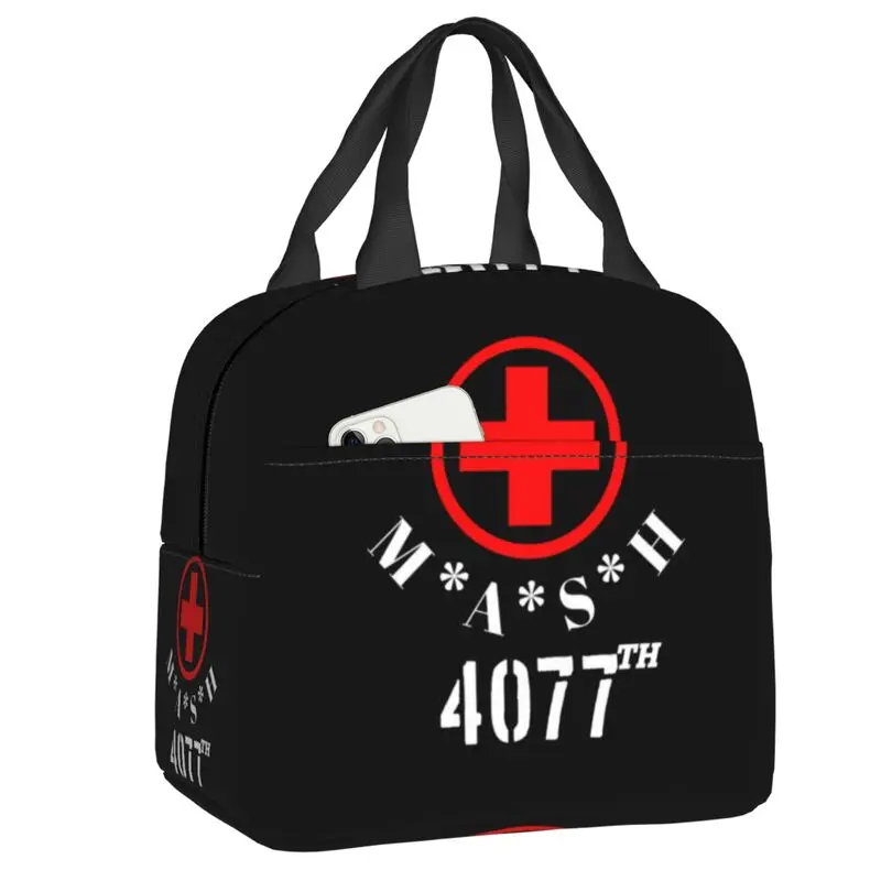 

Сумка-тоут Mash 4077 4077th с изоляцией для ланча, сумка Hawkeye Kinger Alan Alda War, портативный термоохладитель Bento Box для детей, школьников