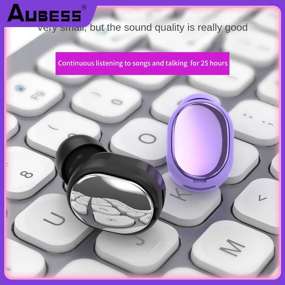

Charging Time About 1-1.5h Mini Earphone Strong Endurance Wireless Headset Intelligent Noise Reduction Abs Lithe