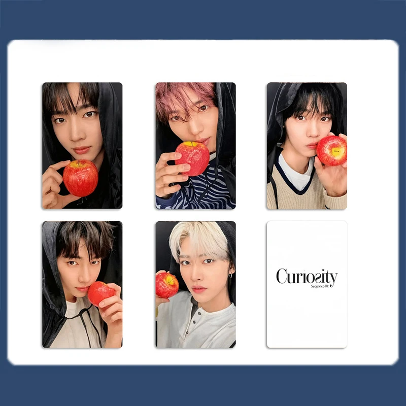 Фото KPOP AND2BLE Новый альбом, набор из 5 штук: Коллекционная карточка-открытка Sequence 01: Curiosity, фотокарточка ZHANG HAO HANYUJIN RICKY №2
