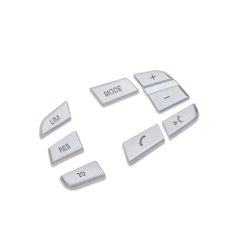 7 шт. ABS хром для BMW 1 2 3 4 5 серии X1 X3 X5 F10 F20 F30 F34 F25 E70 LHD крышки кнопок на руле накладка