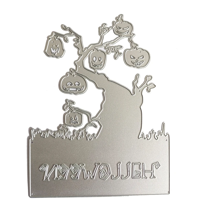 

K3NA Metal Halloween Pumpkin Cutting Dies Stencil DIY Scrapbooking Album Paper Card