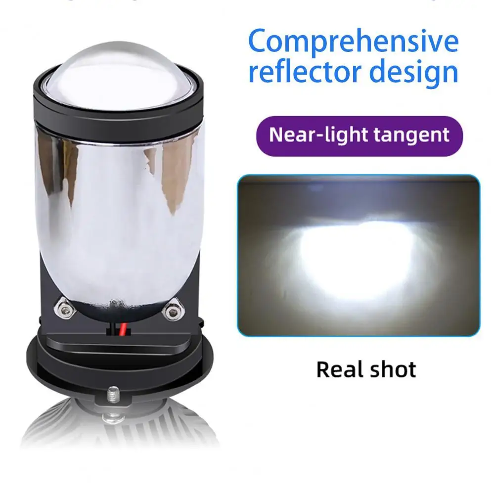 

2PCS Y6D-H4 Super Bright Motorcycle Headlight Fisheye Lens LED Moto Bike Light Headlight Driving Fog Spotlights Car Lamps 6000K