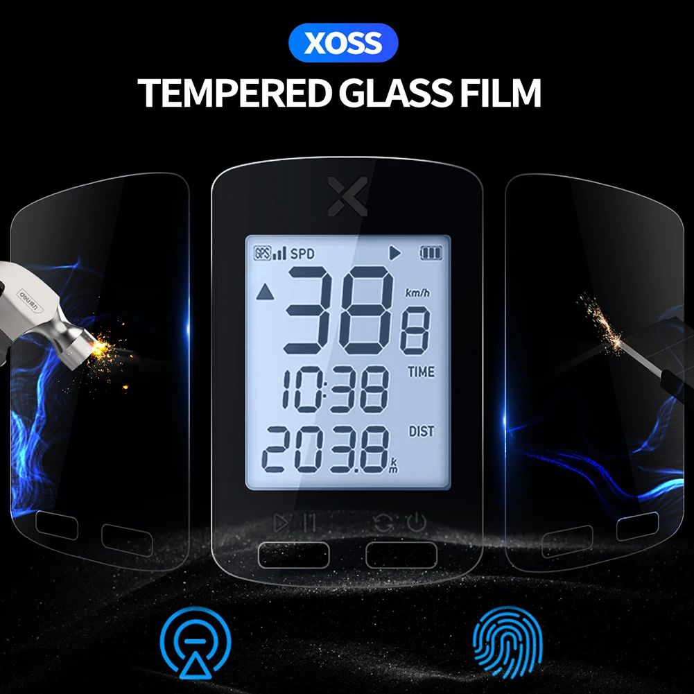 

Bike Computer Tempered Film For XOSS G/G+ Screen Protector Cover High Screen Sensitivity Bicycle Computer Tempered Film New