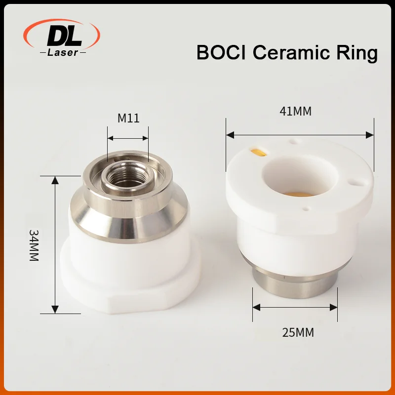 

BOCI оригинальный D41 H34 M11 мм лазерный керамический кольцевой держатель сопла для Boci BLT640 BLT641 BLT420 волоконная лазерная режущая головка