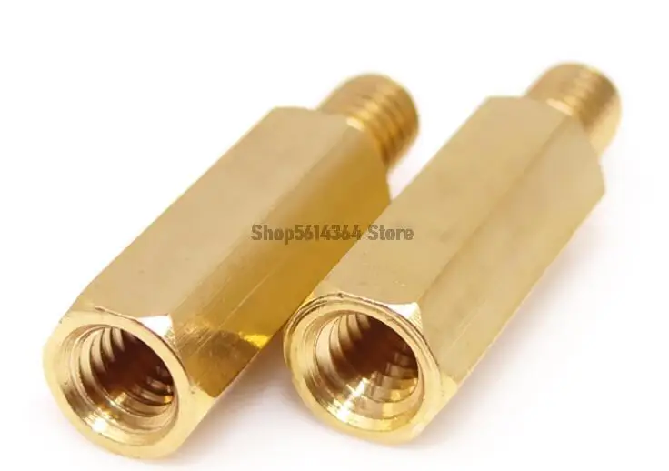 50 шт. M3 папа x M3 мама 11 мм корпус латунный винт печатная плата стоячие Распорки M3X11 + 6 мм