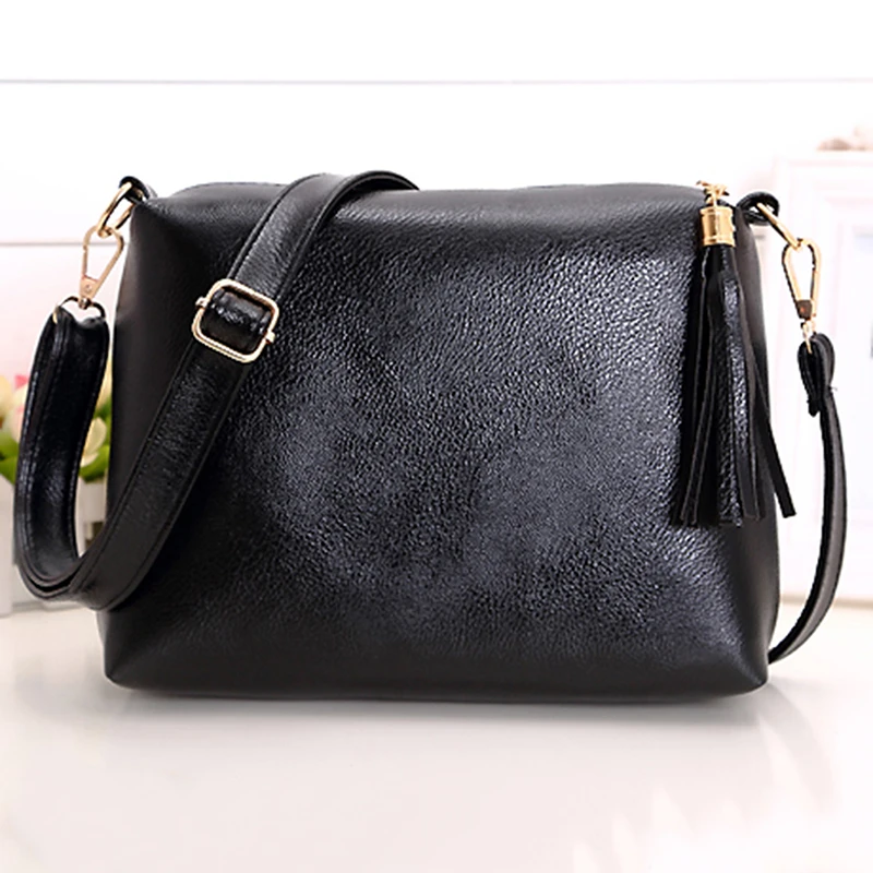 

New Korean Women Shoulder Diagonal Bag Lady PU Leather Single Slung Bag Large Capacity Handbag Casual Shoulder Messenger Bag