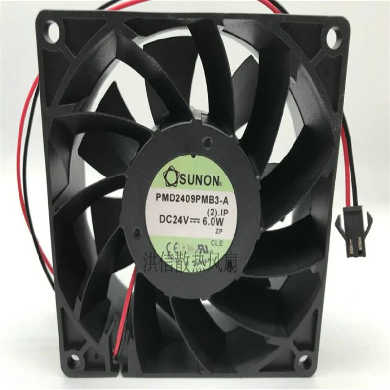 Оригинальный двухпроводный инверторный охлаждающий вентилятор SUNON 9038 PMD2409PMB3-A 24V6.0W