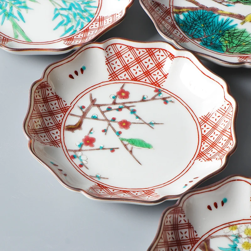 Блюдо в японском стиле маленькая керамическая печь Meishan Dim Sum для дома