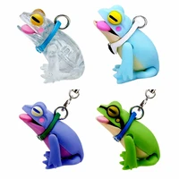 shiny shiny buddhist priest gashapon toys frog cute hanging neck frog colorful frog tree frog action figure ornaments charms