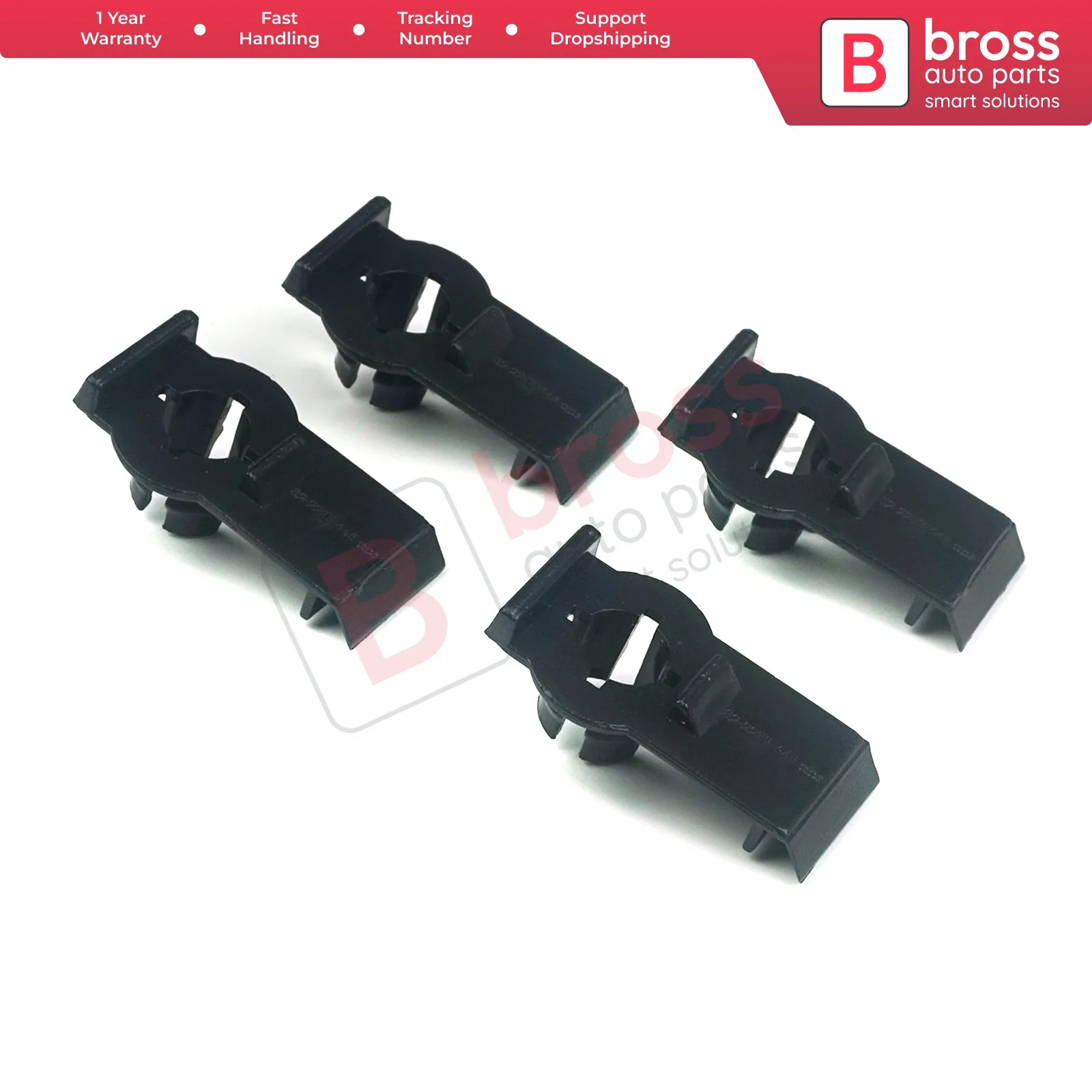 

BCF5012 4 Pieces Window Repair Clips 51338254781 for BMW E53 X5 Made in Turkey
