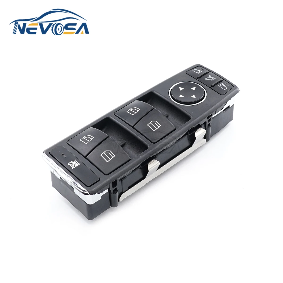 

Nevosa A2049055402 Left Car Power Window Switch Master Panel With Folding For Mercedes-Benz C200 C260 E260 E300 A1669054400
