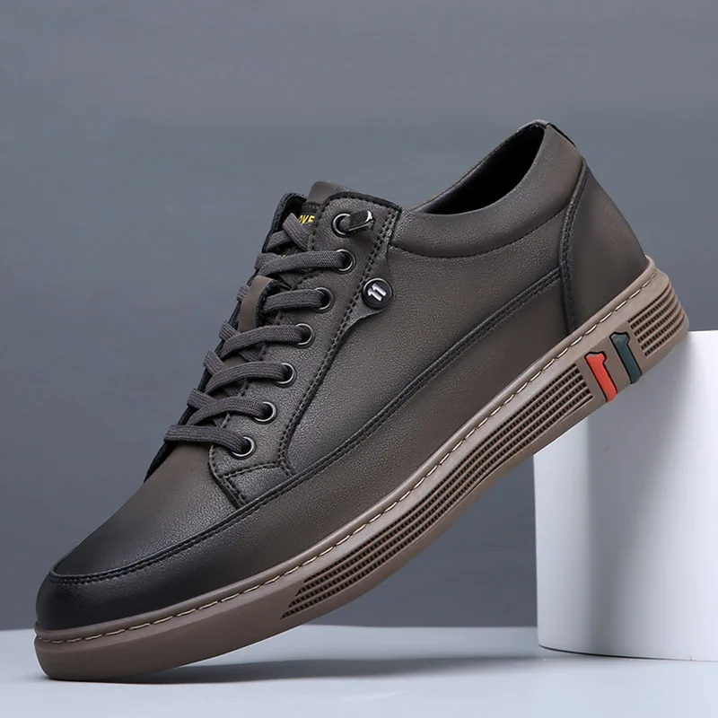 

Outdoor Camping Hiking boat Shoes Men Leather Sports Sneakers Man Travel Casual trainers Leisure Walking Climbing Male Footwear
