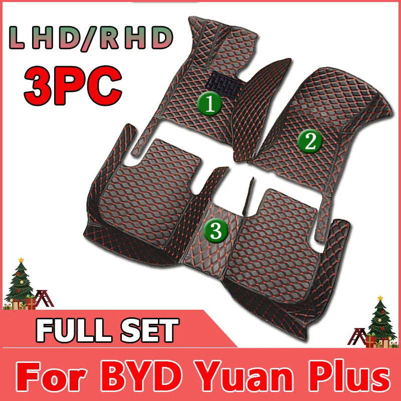 

Коврик для заднего багажника BYD Yuan Plus Atto 3 2021 ~ 2023, автомобильные Нескользящие коврики, автомобильный коврик, полный комплект, автомобильные к...