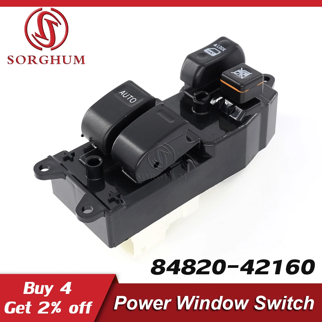 

84820-42160 8482042160 Power window switch button For Toyota RAV4 ACA20 2000-2005 84820-52170 84820-52070 84820-26171 Car Parts