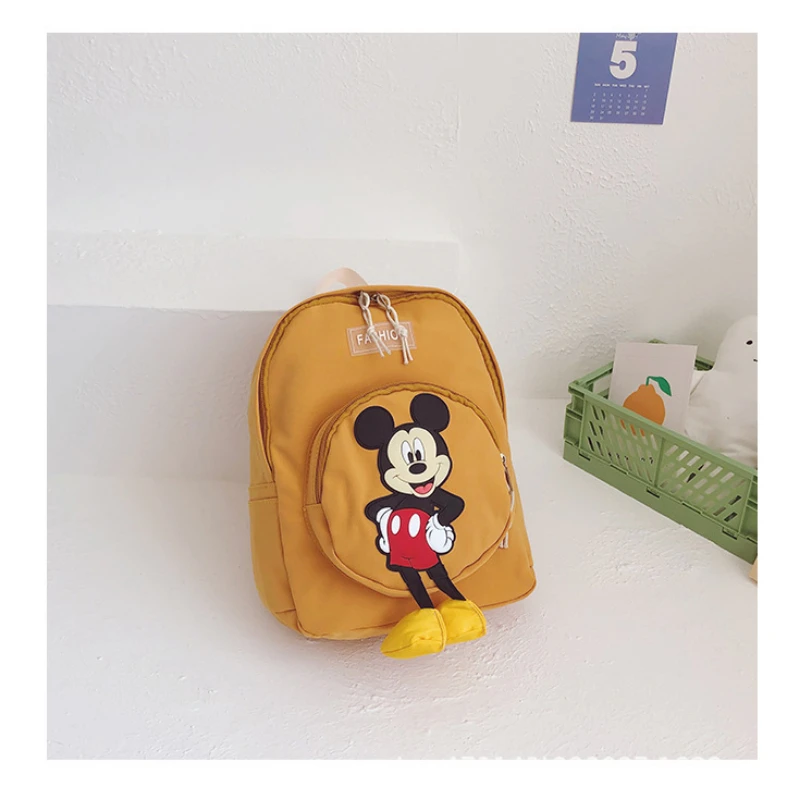 Disney Bag Mickey Kids Backpack Girls Travel Backpack Boys Backpack Large Capacity Lightweight Cute Kindergarten Baby Backpack