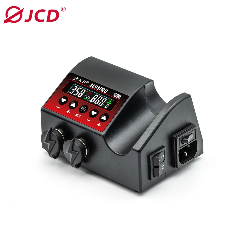 Фото Паяльная станция JCD 8898Pro 2-в-1 с ЖК-дисплеем, настенная, для ремонта телефонов, BGA, SMD, PCB, IC №4