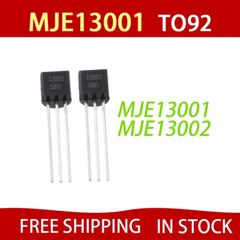 

50pcs MJE13001 13001 MJE13002 TO-92 Transistor New Original