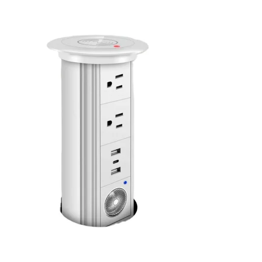 

Electric Lifting Socket Tabletop Automatic Pop Up Outlet Retractable Kitchen Sockets With USB wireless charging