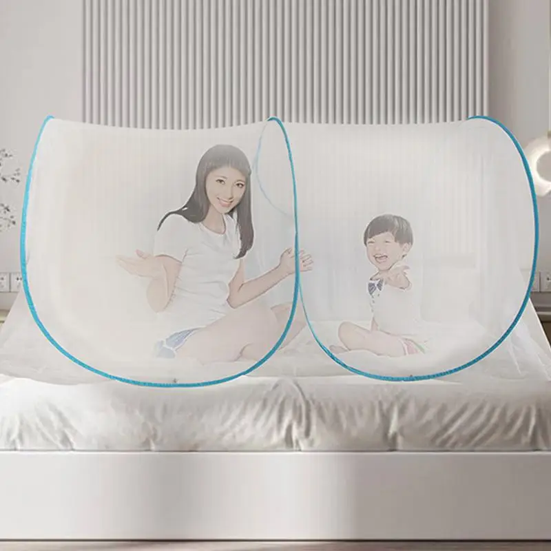 Летняя сетка для кровати складная детская палатка сна без дна портативная