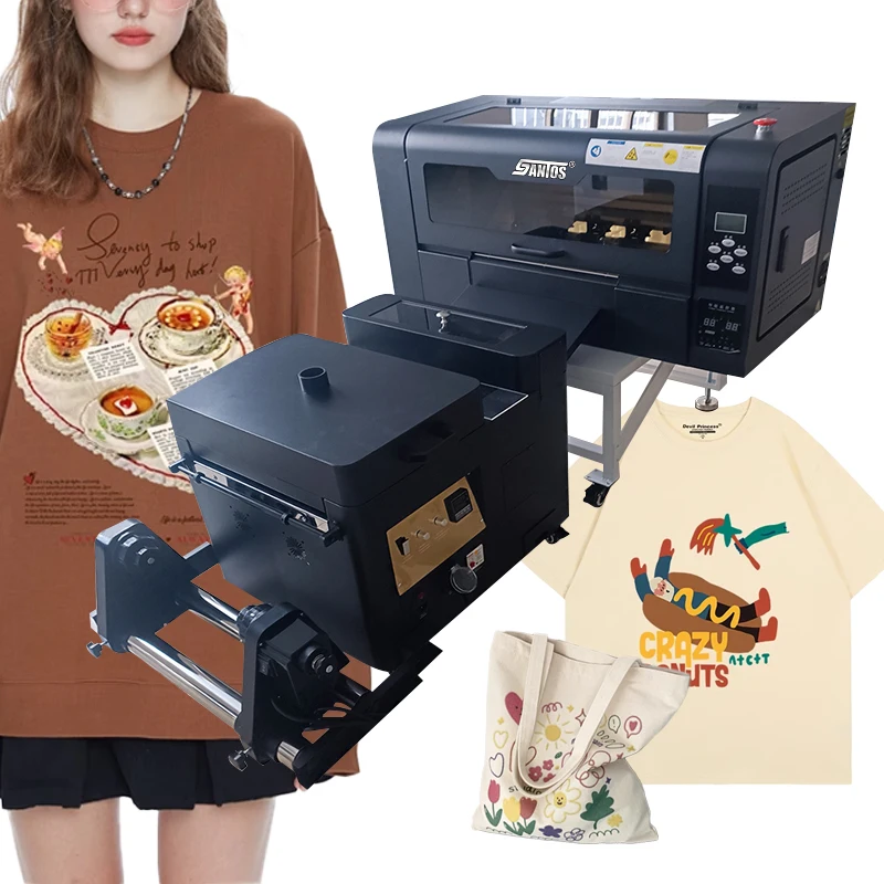 Новый цифровой принтер A3 DTF система циркуляции белых чернил dtf для футболок