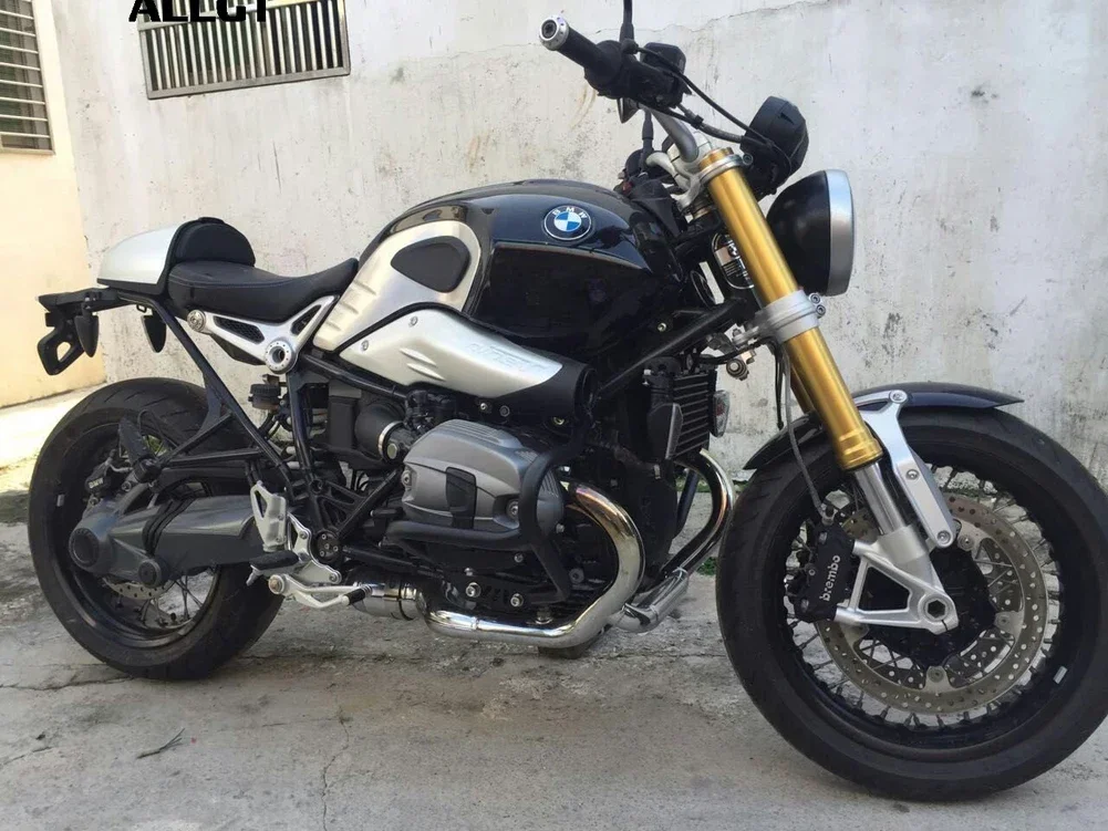 Левая и правая передняя защита двигателя для BMW R1200 R NINE T 2014 2015 2016 стальная от