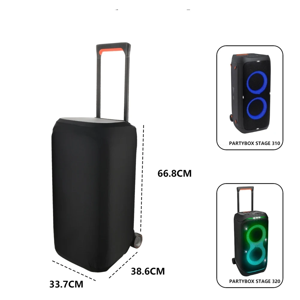 Фото Новый пылезащитный чехол для Partybox 310/320, совместимый с Bluetooth, защитный чехол для уличной акустики №5