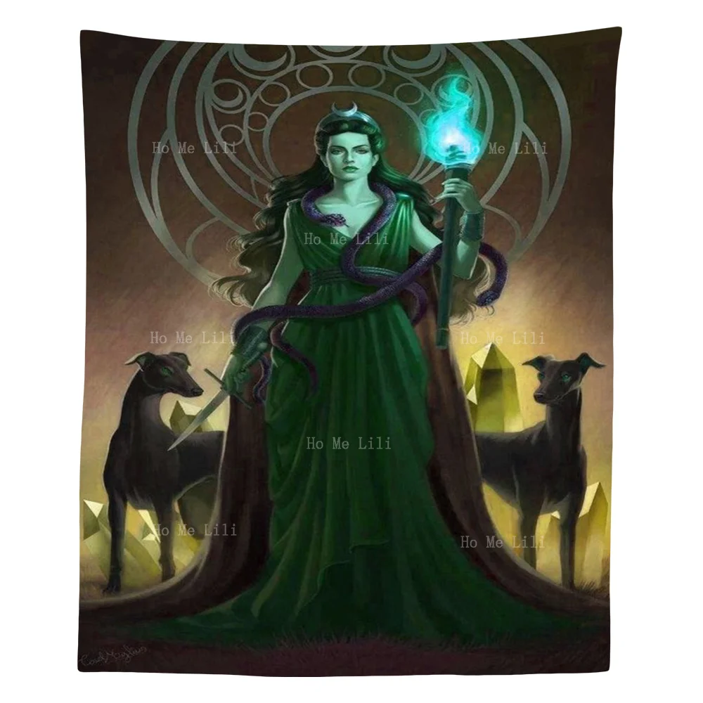 

Волшебный черный Kati с подсветкой и гобелен кинжала от Ho Me Lili для декора гостиной