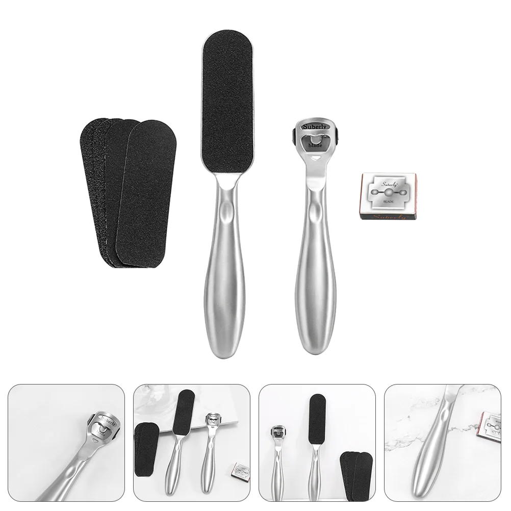 

1 Set of Calluses Remover Stainless Trimmer Pedicure Nail File for Home Male