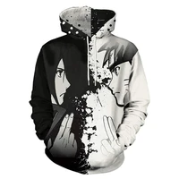 2022 new 3d printing mens hoodie fashion personality japanese anime clothing trend cosplay fun boys and girls hoodie