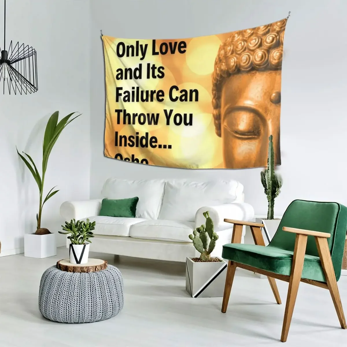 Гобелен Osho - Only Love and Its Failure Can Throw You Inside...