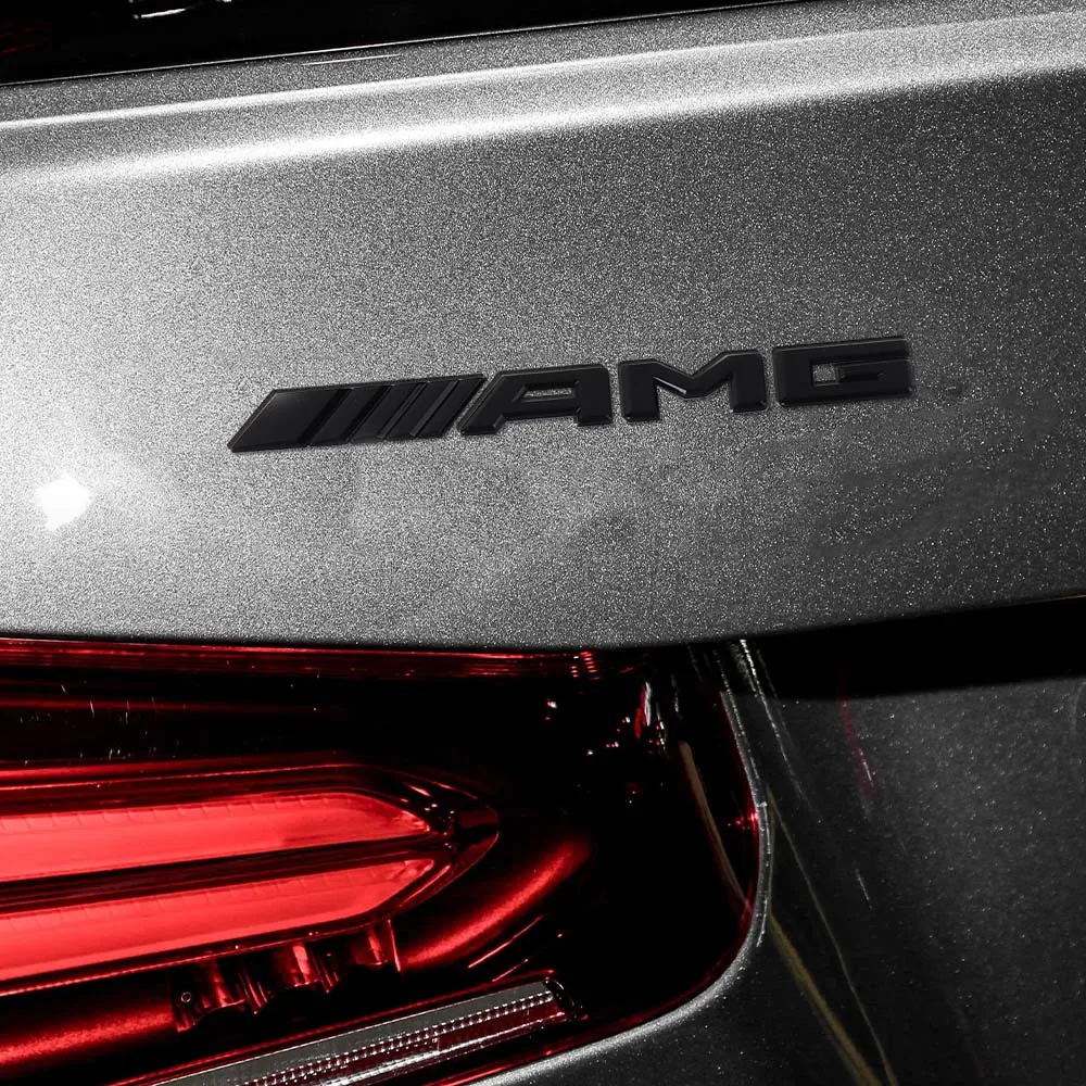 3D автомобильный значок AMG наклейка на задний багажник из АБС-пластика аксессуары