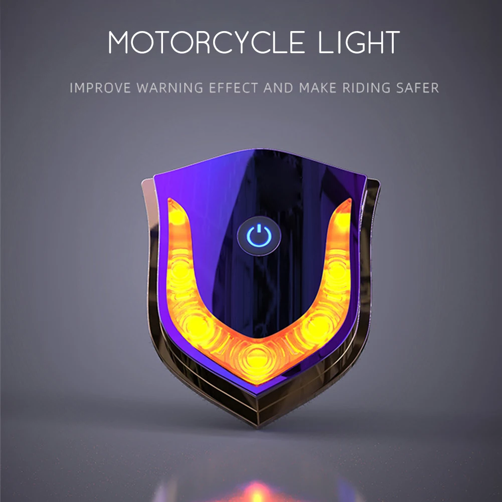 

Durable USB Motorcycle Light Riding Warning LED Safe Lamp Motorcycle Led Helmet Light Motorcycle Led Titanium Burning lightings