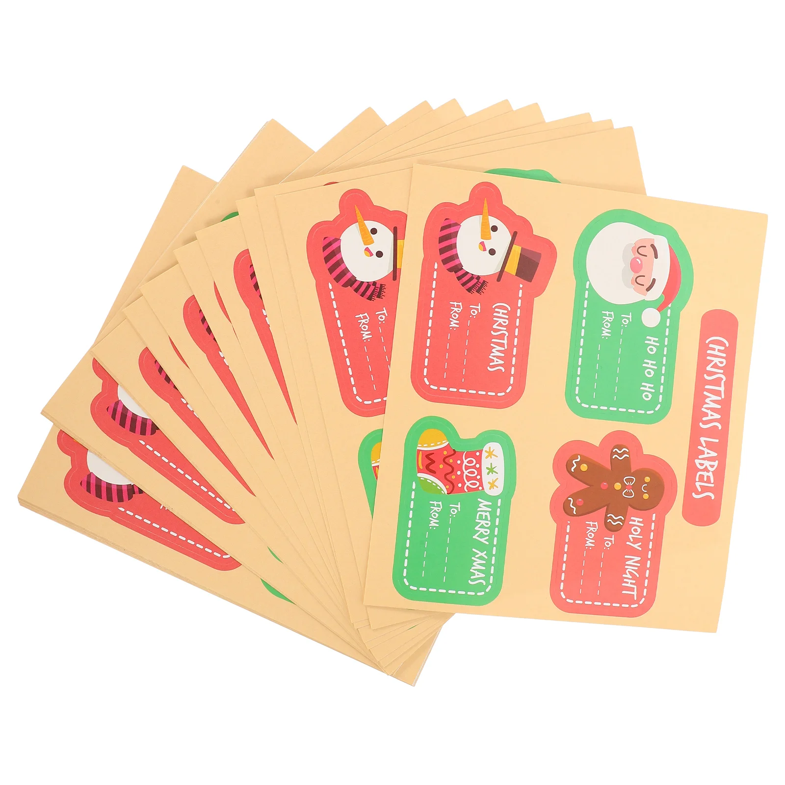 

Stickers Christmas Labels Gifttags Name Santa Funny Tag Sticker Presents Holidaysealing Packing Snowman Box Present Gifts Self