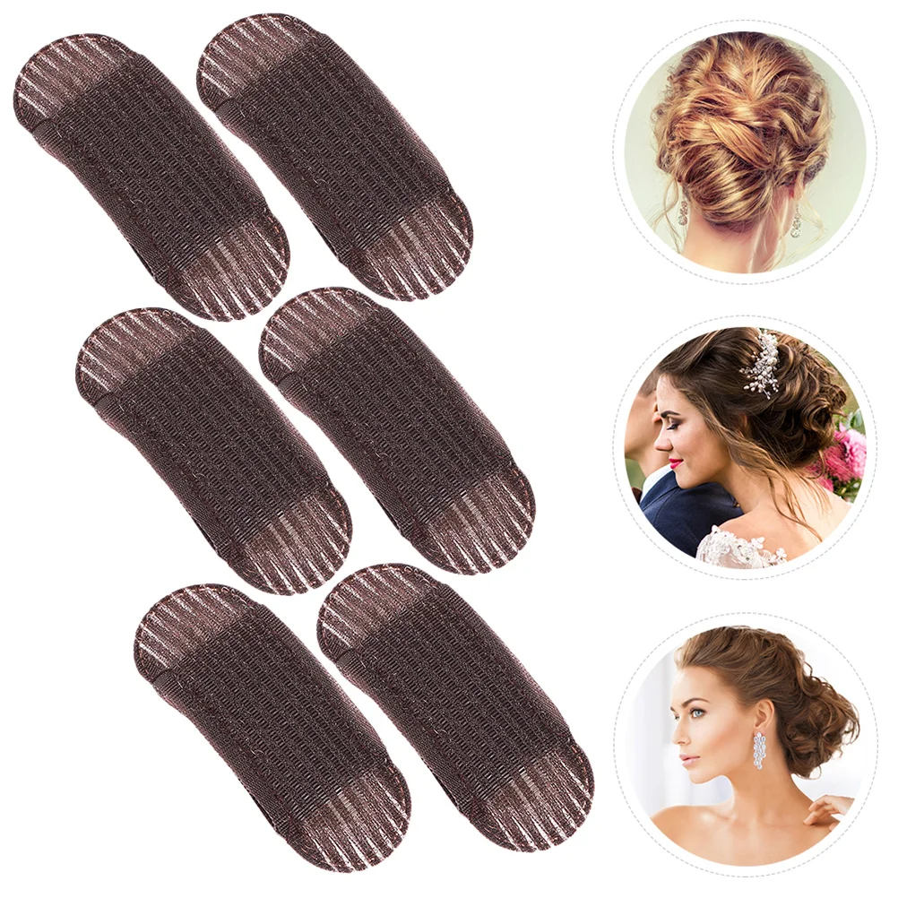 

6 Pcs Hairpin Padding Tool Styling Accessories Tools Sponge Volume Bump Style Shaper Nylon Miss Comb