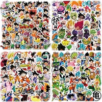 50pcs anime dragon ball sticker for laptop guitar luggage scooter bike mobile backpack waterproof cartoon kid toys sticker pack