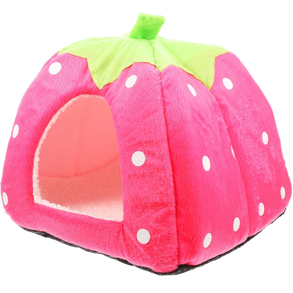 

Hamster Hideout Sturdy Hut Bed The House Household Supply Decor Wear-resistant Lovely Delicate Chinchilla