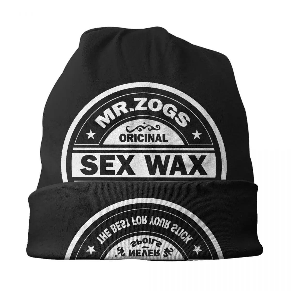 Фото Mr Zogs Surfing Sex Wax Skullies Шапки Шапки Мужчины Женщины Унисекс Открытый Зимняя Теплая Вязаная Шапка Для Взрослых Серфинг Серфинг Подарочные Шапки Капот №3