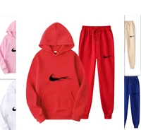 2022 autumn brand mens tracksuits large pocket fleece pullover jogging fashion sports sets printed