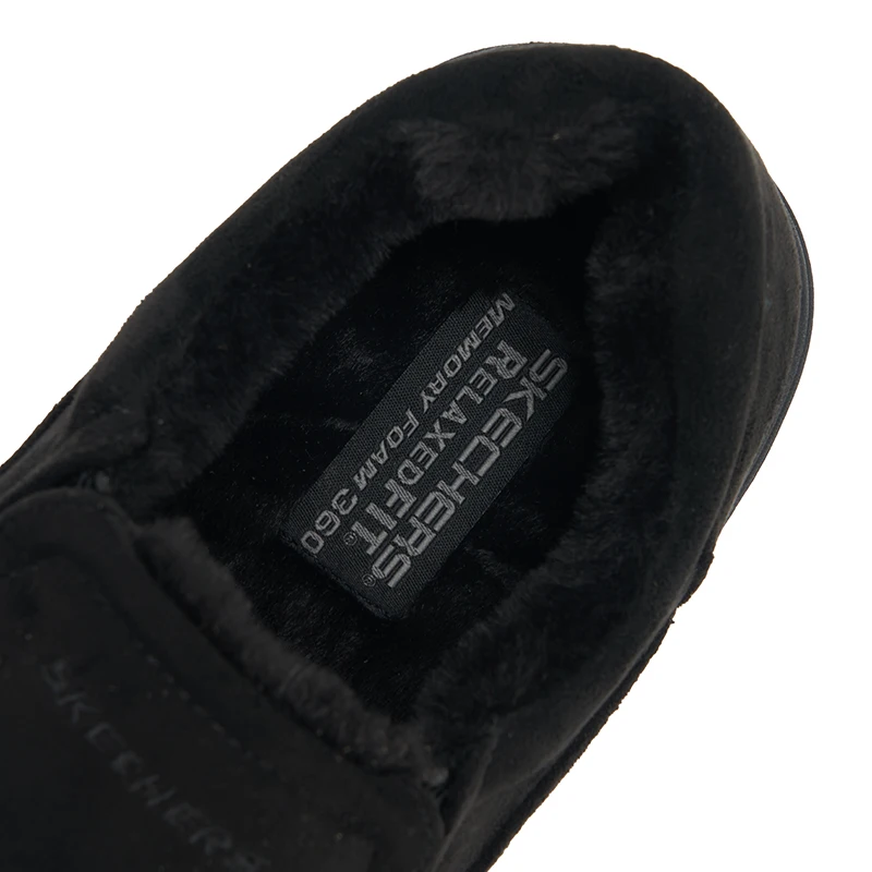 Мужские зимние лоферы Skechers 66445‑BLK с флисовой подкладкой, нескользящие, теплые, повседневные, комфортные, новинка 2026 года. (art.: 3920dcc3fdb37) - 3920dcc3fdb37