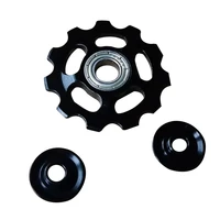 11 t aluminum alloy mtb bicycle rear derailleur pulley jockey road bike guide roller tensioner part cycling accessory