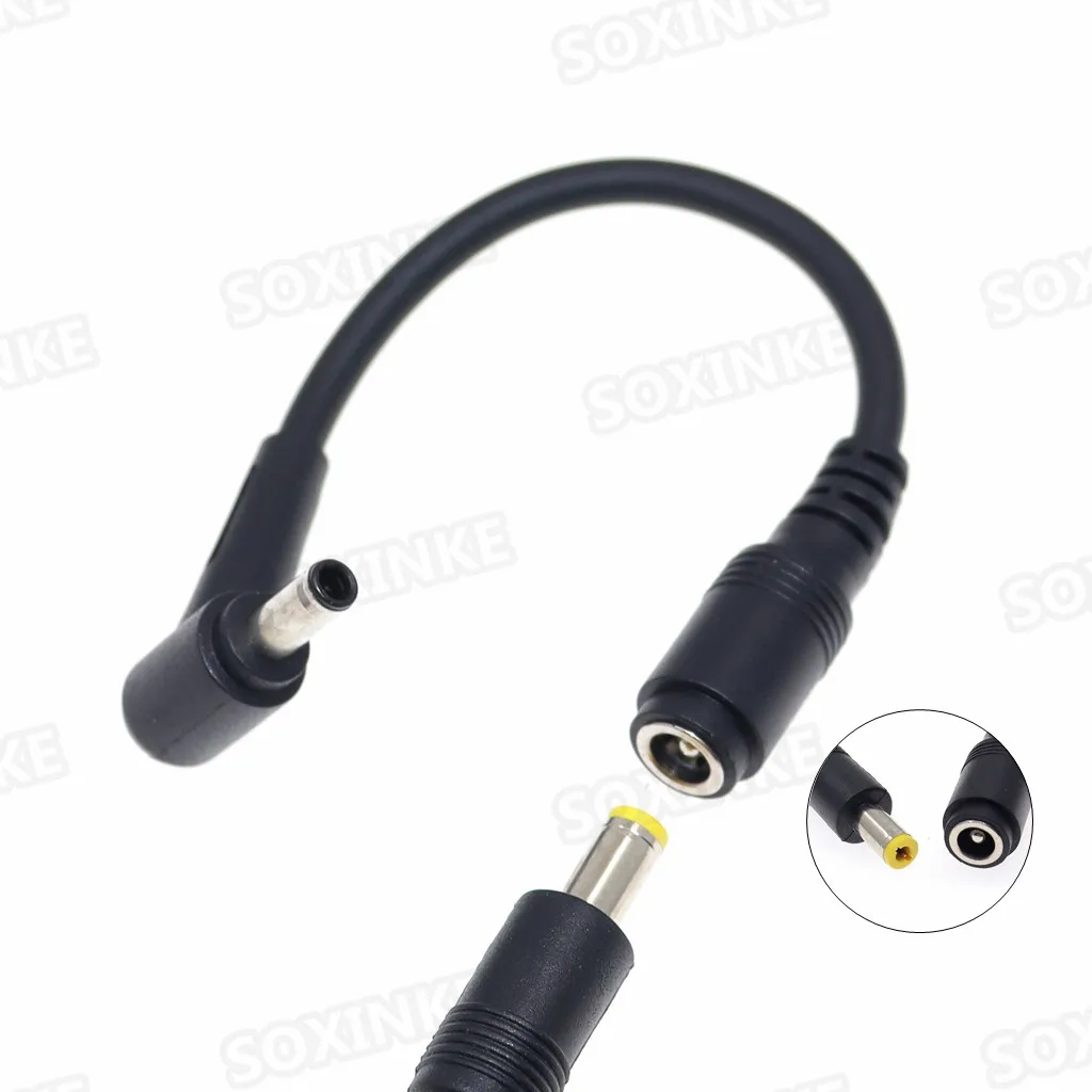 Converter Cable For Asus 120w 19v 6.32a Laptop Notebook Dc Jack 5.5*2.5 Female To 4.5*3.0 Mm Male