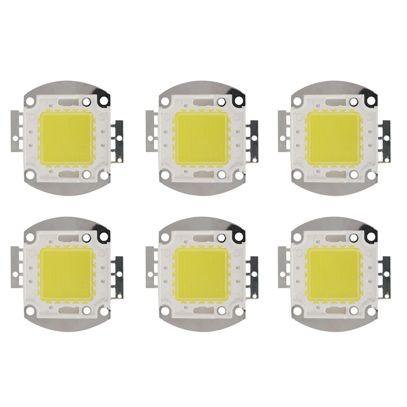 

6X DC 32 - 34V 100W 7500 LM 6500K High Power The LED Power Indicator Light Chip - White CNIM Hot