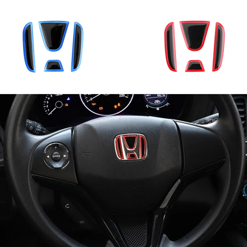 

Car Steering Wheel Emblem Badge Epoxy Resin Glue Sticker For Honda Civic Accord Fit Crider Vezel CRV HRV Car Styling