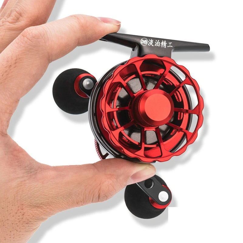 Ice Fishing Reel 3.2:1 Gear Ratio 5 Ball Bearings Left Handed Retrieve Raft Fishing Coil Carretilha De Pesca Fish Line wheel
