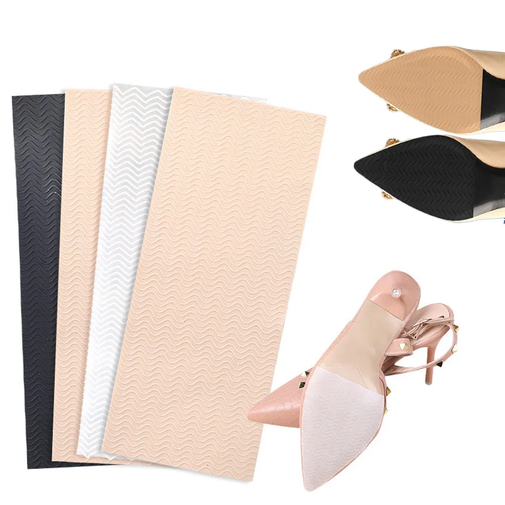 Non-slip Wear-resistant Rubber Shoes Sole Protector Sticker for Women High Heel Self-Adhesive Rubber Outsoles Protector Insoles