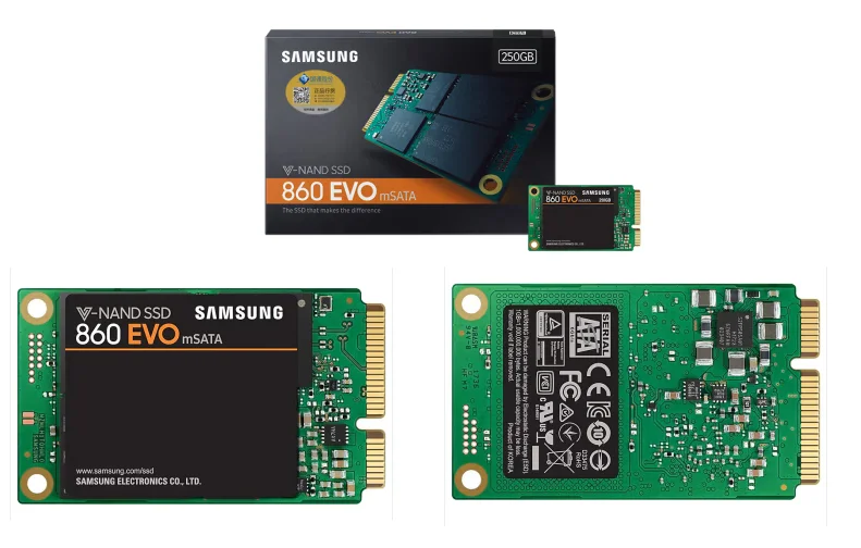 

MZ-M6E250BW SAMSUNG 860 EVO mSATA SSD