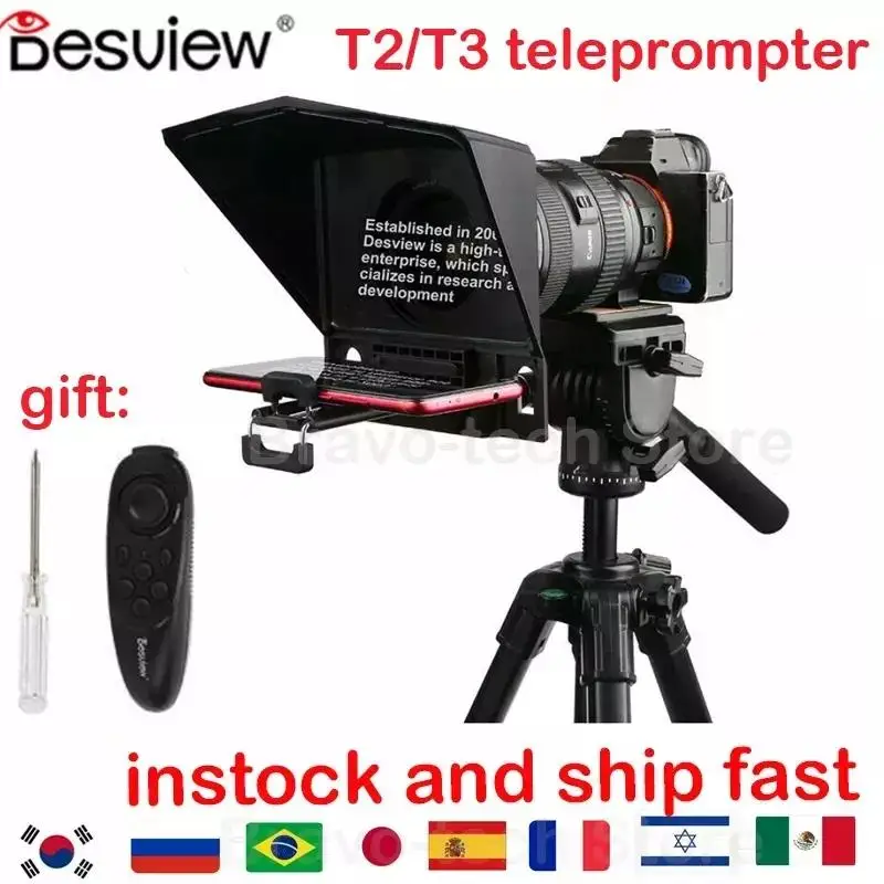 Besview Bestview T2 T3 телесуфлер для 8-дюймового планшетного ПК SLR-камеры портативное