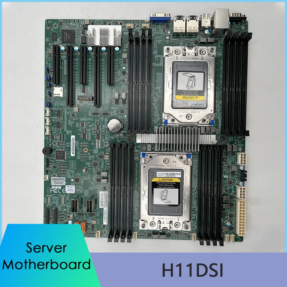 

Материнская плата для сервера Supermicro H11DSI IPMI M.2 E-ATX с поддержкой 7542 7702 7742