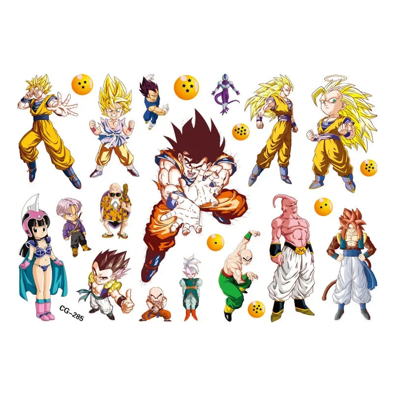 Наклейки Dragon Ball Goku, водостойкие оригинальные аниме-фигурки, кавайные наклейки, принадлежности для дня рождения, украшения, детский подарок (art.: 3920d1e09ba1c) - 3920d1e09ba1c