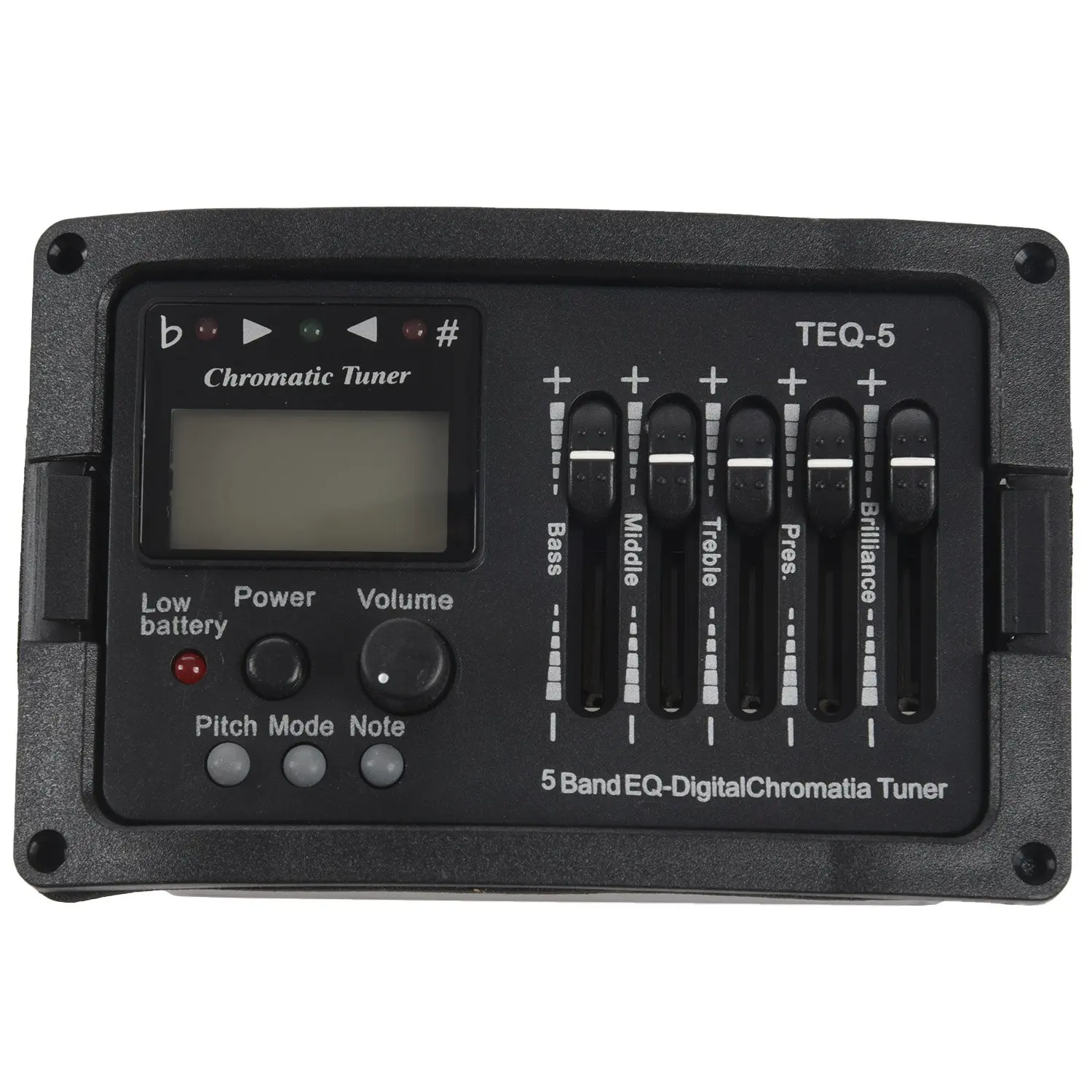 5-полосный усилитель для акустической гитары эквалайзер классической цифровой